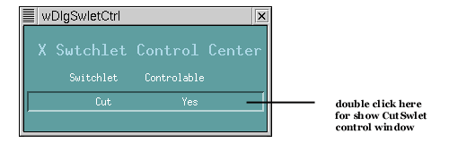 Switchlet Control list window